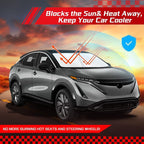 ARISMOTOR Windshield Sun Shade for NIS-san Ariya EV 2023-2025, Custom Fit - Image 7