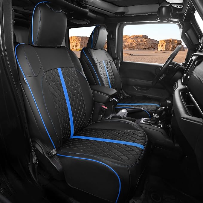 for Jeep Wrangler Seat Covers 4Door JK 2013 2014 2015 2016 2017, Custom Car by RIDEPOSH