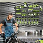 Power Tool Organizer Wall Mount, 4 Layers Capacity Heavy Duty Metal Storage Rack - Image 7