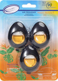 Air Jungles Car Air Freshener Vent Clip 3 Count, Hawaii Mahalo Scent, 4 ml Each by AirJungles
