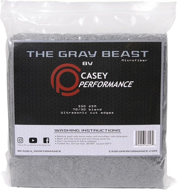 Microfiber Cleaning Cloth by Casey+Performance