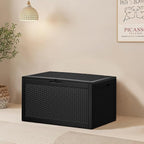 100 Gallon Resin Deck Box, Waterproof Outdoor Storage Bin - Image 9