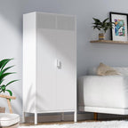 Metal Storage Cabinet with Adjustable Shelves, by Washsemba