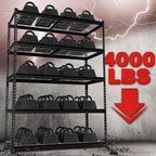 WORKPRO 5-Tier Heavy Duty Metal Shelving Unit, 48”W x 24”D x 72”H, Adjustable - Image 4