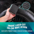 Chemical Guys Wonder Wave Durafoam Contoured Large Tire Shine & Dressing - Image 3