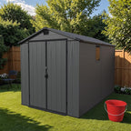 Patiowell 6x10 FT Outdoor Plastic Storage Shed - Image 2