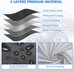 NEVERLAND Motorcycle Cover Waterproof Outdoor - Image 2