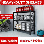 Heavy Duty 5-Tier Metal Shelving Unit - Image 4