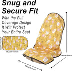 Car Seat Cover Protector Front Seats, - Image 3