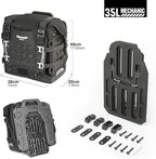 Rhinowalk Motorcycle Saddlebag 35L Waterproof, Quick Release Motorbike Side Bag - Image 7