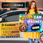 Custom Car Magnet with Your Logo ║ Advertise Your Business Vehicle Magnetic ║ - Image 3