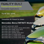 Premium Ceramic Front Brake Pads Compatible - Image 3