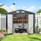 8x6FT Outdoor Steel Storage Shed - Image 7