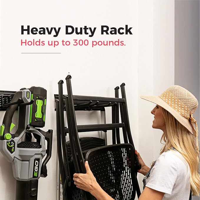 Garage Wall Organizer | 51" Heavy-Duty Tool Storage Rack | Adjustable - Image 5