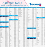 Tecoom Sport Car Cover Waterproof All Weather, Light Shell Car Covers - Image 7