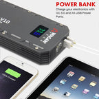Wagan EL7507 Jump Starter iOnBoost V10 Torque 1000Amp Peak 12V Portable Lithium - Image 6
