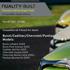 Premium Semi-Metallic Front Brake Pads Compatible - Image 3