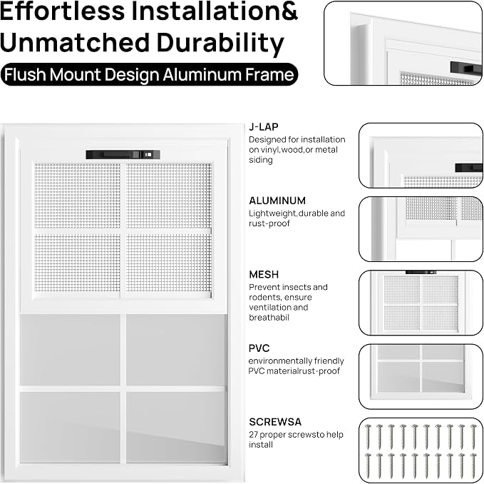 2 Pack 12" x 18"Shed Window, - Image 3