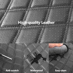 Car Seat Covers Full Set, Breathable and Waterproof Napa Leather Car Seat Cover - Image 6