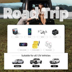 SUNWHEEL 500W Power Inverter DC 12V to 110V AC Car Inverter - Image 9