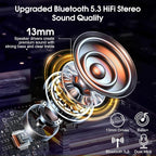 Bluetooth Headset V5.3, Wireless Earpiece - Image 2