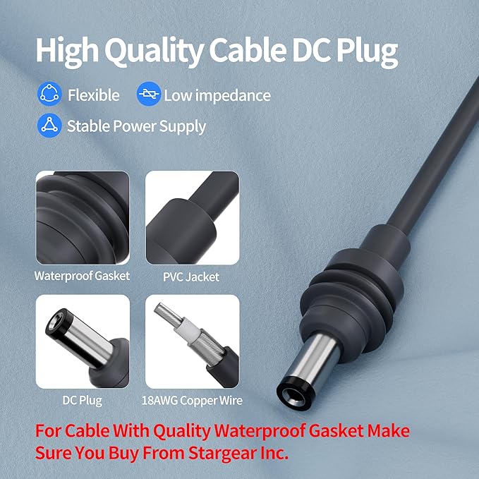 Starlink Gen 3 Power Cord 12V to 57V 4.5A Converter - Image 3