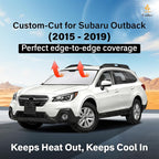 Econour Windshield Sun Shade for 2015 2016 2017 2018 2019 Subaru Outback Wagon - Image 2