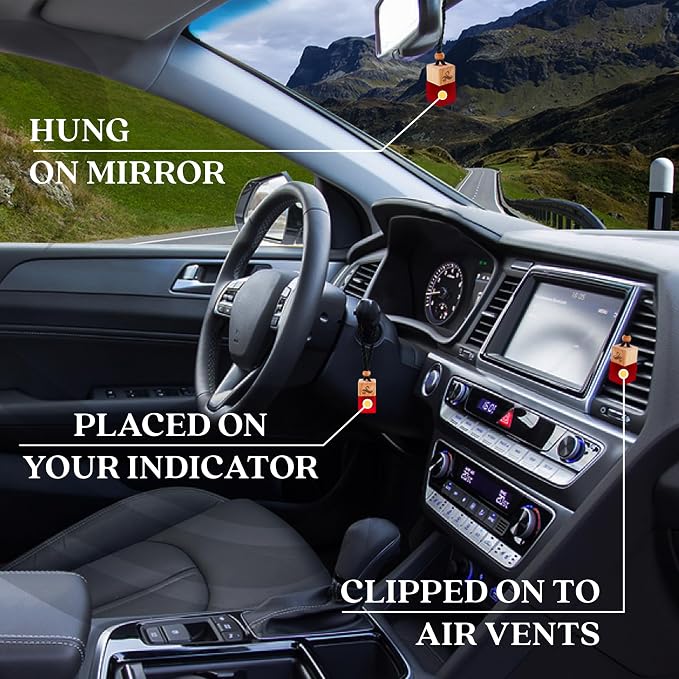 Black Opium Car Air Freshener for Women | Perfume Style Car Scents Air Freshener - Image 8