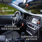 Black Opium Car Air Freshener for Women | Perfume Style Car Scents Air Freshener - Image 8