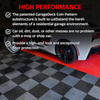 Big Floors GarageDeck Coin Pattern, Durable Copolymer Interlocking Modular - Image 2