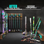 Ski & Snowboard Wall Rack for Garage Wall Fits Any Ski/board, Ski Wall Mount - Image 5