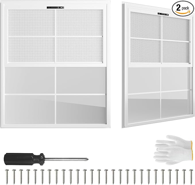 2 Pack 24" x 27"Shed Window, by Atronor