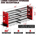 Power Tool Organizer Wall Mount, Cordless Drill Organizer, 4 Layers Large - Image 6