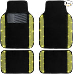NBTEPEM Bling Car Floor Mats Full Set, Universal Fit Most Cars by NBTEPEM