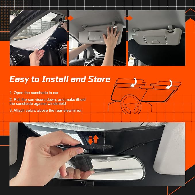 Custom Fit Windshield Sun Shade - Image 5