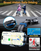 HTU Upgraded Strongest Suction Car Phone Holder Bendable Arm, Never Block View - Image 3