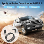 Radar Detector Cable, USB to DC3.5 Plug Cable, - Image 6