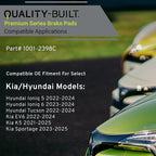 Premium Ceramic Front Brake Pads Compatible - Image 3