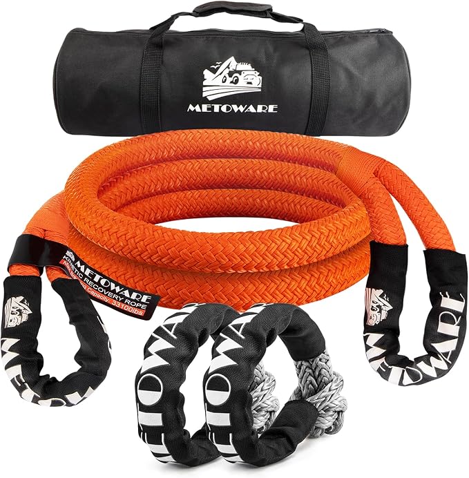 METOWARE Kinetic Recovery Rope Offroad Tow Kit by METOWARE