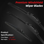 OTUAYAUTO Premium Windshield Wiper Blades - Image 2