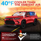 KAYZT Windshield Sun Shade for 2024 2025 2026 Toyota Grand Highlander Foldable - Image 2