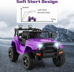 OLAKIDS Kids Ride On Truck, 12V Electric Vehicle Jeep Car - Image 8
