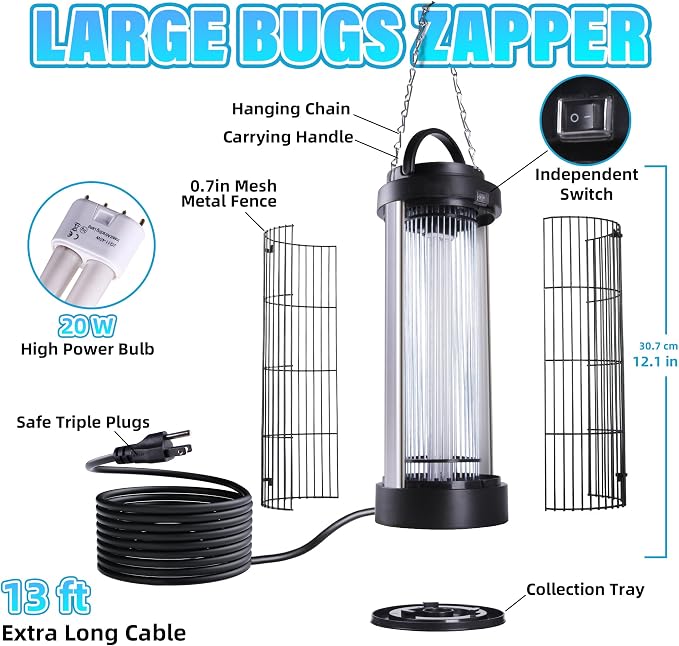 Small Bug Zapper Indoor for 3000 Sq.Ft. - Image 7