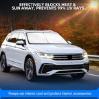 Windshield Sun Shade for Volkswagen VW Tiguan 2018-2025 Foldable Sunshade - Image 7