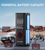 Tire Inflator Portable Air Compressor, Cordless Air Pump - Image 5