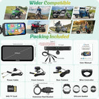 Carpuride W603D Motorcycle GPS Carplay Screen, Wireless CarPlay & Android Auto - Image 8