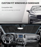 Windshield Sun Shade for Kia Sportage 2011-2016, Front Window Sunshade Shield - Image 2