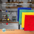 EvaClean Premium Microfiber Cleaning Cloth 16"x16" - Image 3