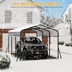 10' x 15' Heavy Duty Metal Carport - Image 6