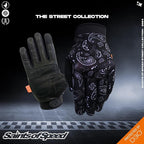 Saints of Speed Motorcycle Gloves – Knuckle Protection, Leather Palms, - Image 3
